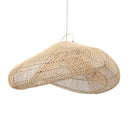 Organic shaped Cloud lamp rattan XL - 100 cm - natural dolor